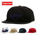 シュプリーム 帽子 メンズ シュプリーム キャップ Supreme 帽子 SUPREME NEW YORK CAP ブラック レッド ネイビー SS16H56 【送料無料♪】 ギフト プレゼント 男性 女性 誕生日