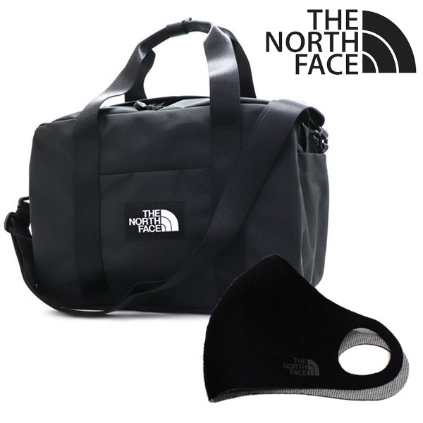 セットでお得 ザ ノースフェイス マスクセット ボストンバッグ THE NORTH FACE 2Way ショルダーバッグ NN2FP77A BLK