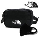 【お買い物マラソンセール開催中】ザ ノースフェイス ボディバッグ マスクセット メンズ レディース THE NORTH FACE ブラック NN2HP64A B...