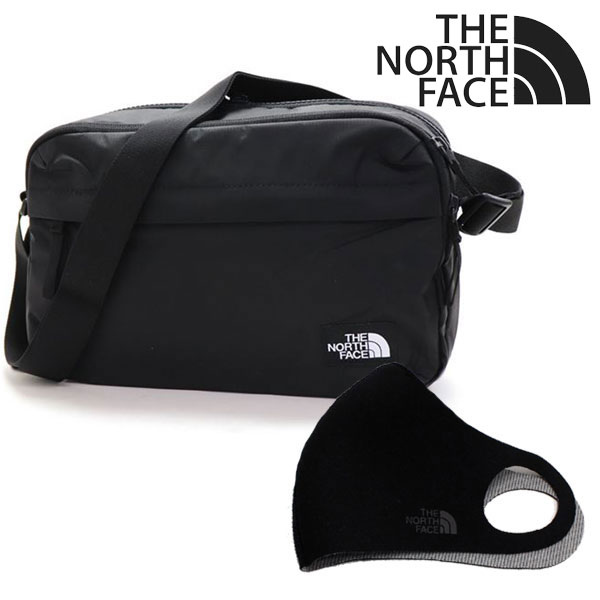 セットでお得 ザ ノースフェイス マスクセット ショルダーバッグ THE NORTH FACE ブラック NN2PP83A BLK