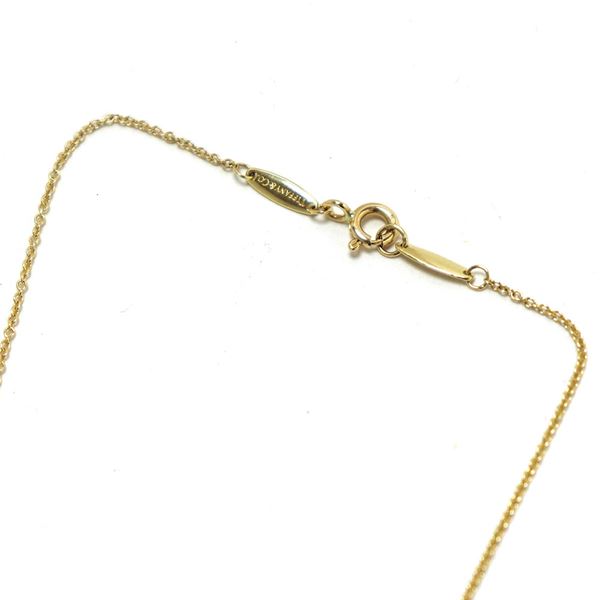 MKcollectionのティファニー ネックレス レディース TIFFANY アクセサリー ジュエリー バイヤザード　シングルダイヤモンド　ペンダント 18K イエローゴールド、ダイヤモンド 10769248 【送料無料♪】｜アングル3