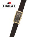 ギフトラッピング無料 ティソ 腕時計 メンズ レディース TISSOT ヘリテージ バナナ センテナリー ブラック 時計 レザー T117.509.36.052.00  ギフト プレゼント 男性 女性 誕生日