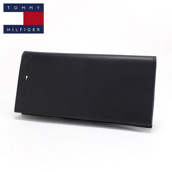 トミー ヒルフィガー 財布（メンズ） トミーヒルフィガー 二つ折り長財布 メンズ TOMMY HILFIGER Wallet ブラック 31TL19X006 001 【送料無料♪】 ギフト プレゼント 男性 女性 誕生日