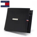 トミーヒルフィガー 二つ折り財布 小銭入れ付き メンズ TOMMY HILFIGER Wallet ブラック BLACK 31TL25X012 001 【送料無料♪】 ギフト プレゼント 男性 女性 誕生日