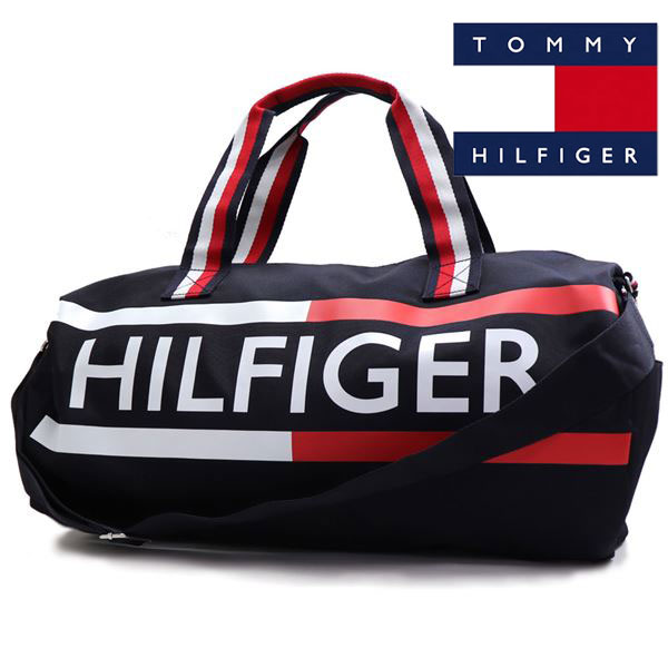 楽天MKcollection【スプリングセール開催中】トミーヒルフィガー ショルダーバッグ レディース メンズ TOMMY HILFIGER 2way ボストンバッグ 旅行バッグ ネイビー 69J1759 411 【送料無料】