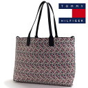 【ゴールデンウィークセール開催中】 トミーヒルフィガー トートバッグ レディース TOMMY HILFIGER マルチカラー 69J6984 420 【送料無料...