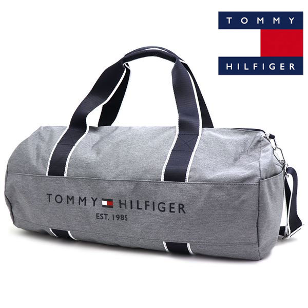 楽天MKcollection【プレセール開催中】トミーヒルフィガー ショルダーバッグ レディース メンズ Tommy Hilfiger 2Way ボストンバッグ グレー 69J9864 060 【送料無料】