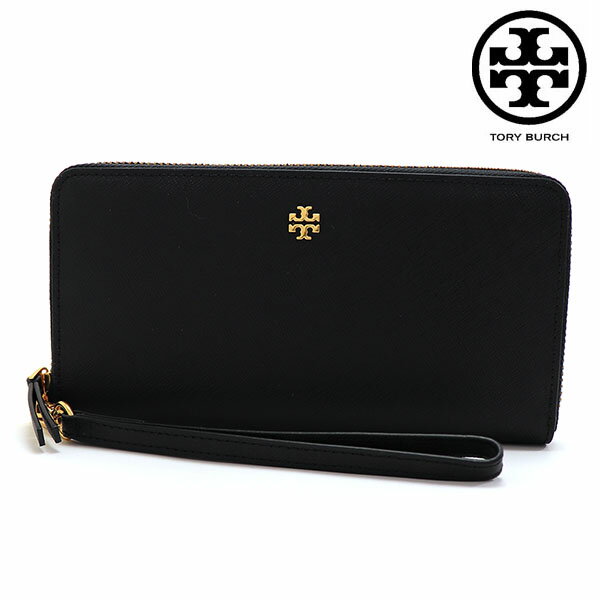 トリーバーチ 財布（レディース） トリーバーチ 長財布 レディース TORY BURCH Wallet ラウンドファスナー ブラック 136110 001 【送料無料♪】 ギフトラッピング無料