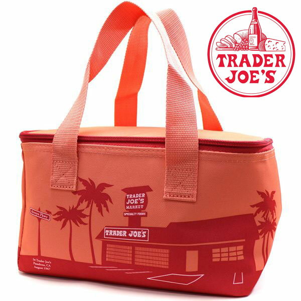 トレーダージョーズ 保冷バッグ ミニトート トレジョ Trader joe's エコバッグ オレンジ TJ0013 【送料無料】のサムネイル