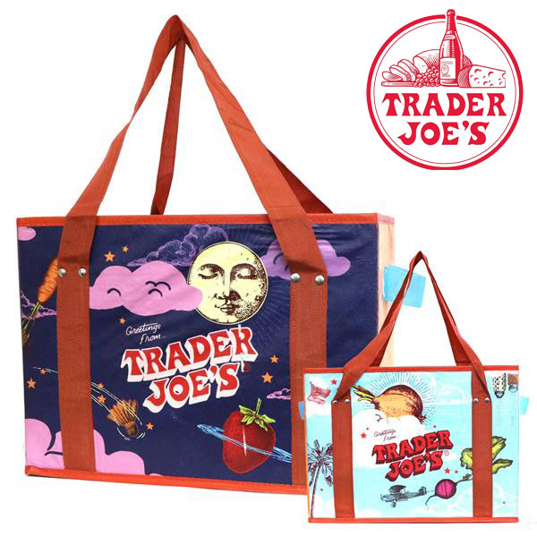 Rakuten - トレーダージョーズ トートバッグ レディース メンズ Trader Joe's ボックス型 マルチカラー TJ0015 【送料無料】