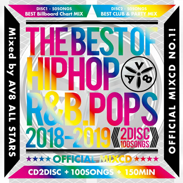 最新洋楽ベスト新作 CD2枚組全100曲 送料無料 MIXCD - THE BEST HIPHOP R&B POPS 2018-2019 - OFFICIAL MIXCD《洋楽 Mix CD／洋楽 CD》《BHR-003／メーカー直送／輸入盤／正規品》