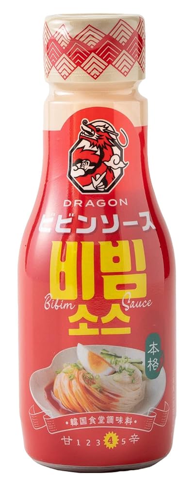 ドラゴン ビビンソース(1本)(255g) ビビン麺 冷麺 ドラコンシリーズ 韓国ソース ドレッシング
