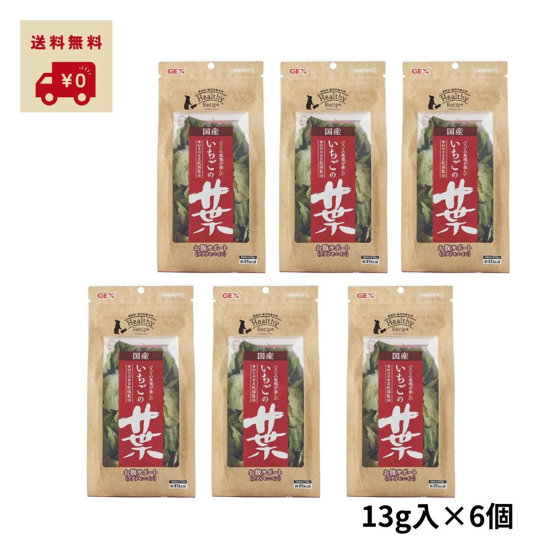 【レビュー特典付き】 ヘルシーレシピ いちごの葉 13g×6コ