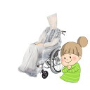 【車いす用 レインコート 使い切りタイプ5枚入
