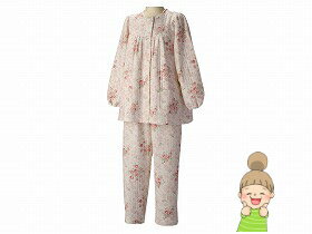 【長袖パジャマ 婦人 秋冬用】 S/M/L グンゼ あったかグッズ