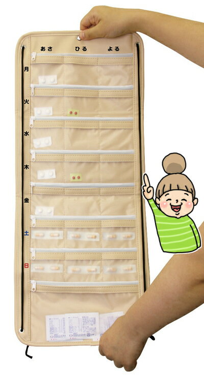 【テイコブ　Myカルテくすり整理トラベルバック】　幸和製作所　健康支援グッズ　便利グッズ