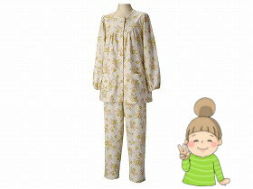 【長袖パジャマ 婦人 通年用】　S/M/L　グンゼ　パジャマ