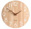 「壁掛け時計 おしゃれ 掛け時計 非電波 北欧スタイル 木目調 木製 かわいい 静穏 連続秒針 ウッド」を見る