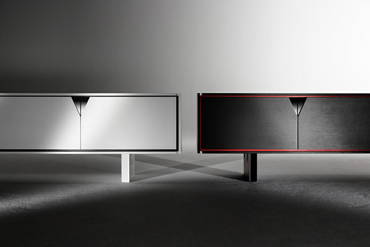 乐天商城 - オスカー テレビボード モダン家具 テレビ台 和モダン 送料無料　日本製 デザイナーズ家具 高級家具 インテリア ラグジュアリーモダン ローボード おしゃれ かっこいい 松永工房