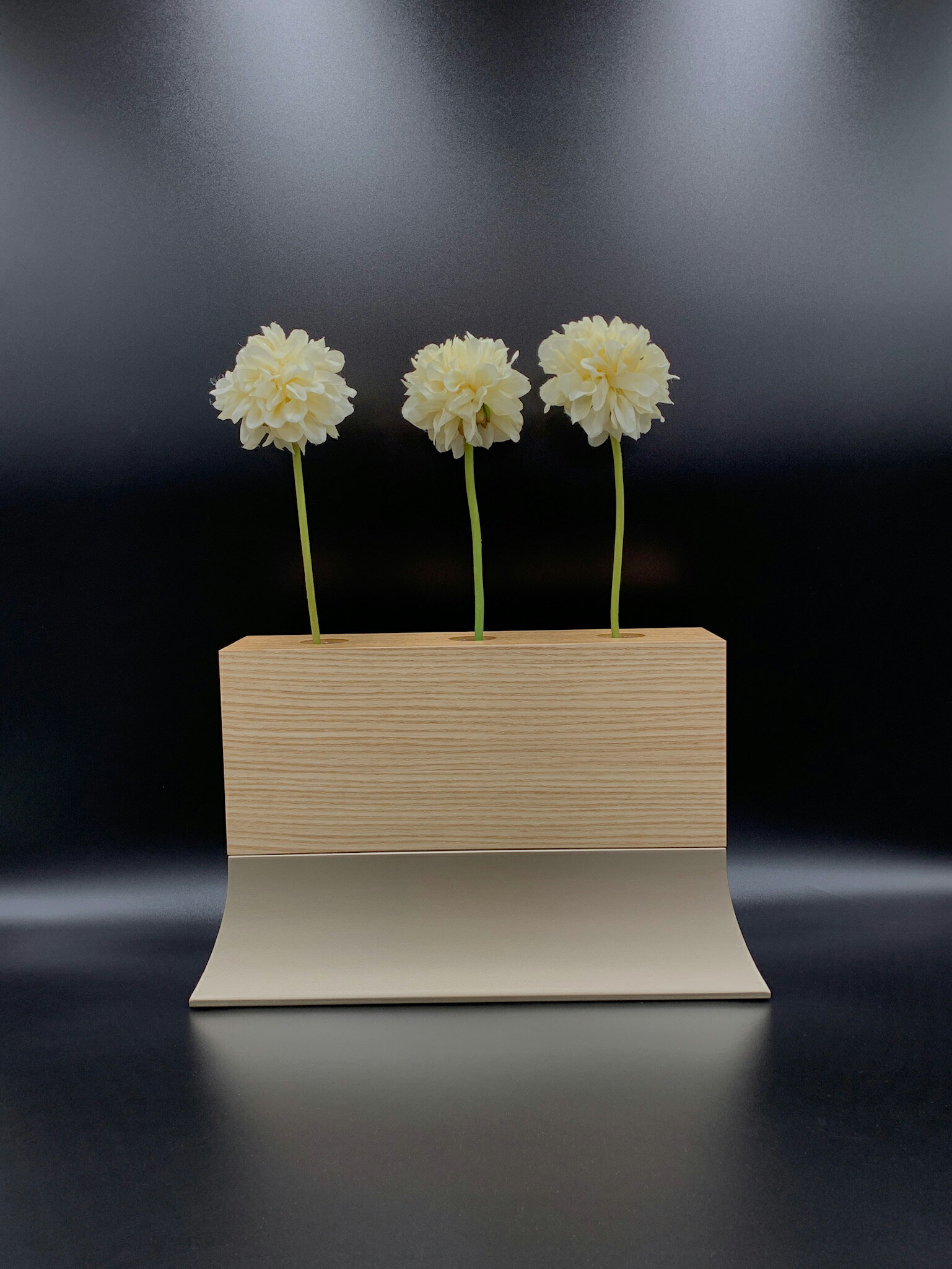 乐天商城 - トッティー フラワーベース02 三輪挿し お花 置物 挿花 和モダン ベース モダンデザイン 花器 富士山 ギフト プレゼント フラワーアレンジ 花瓶 松永工房　おしゃれ