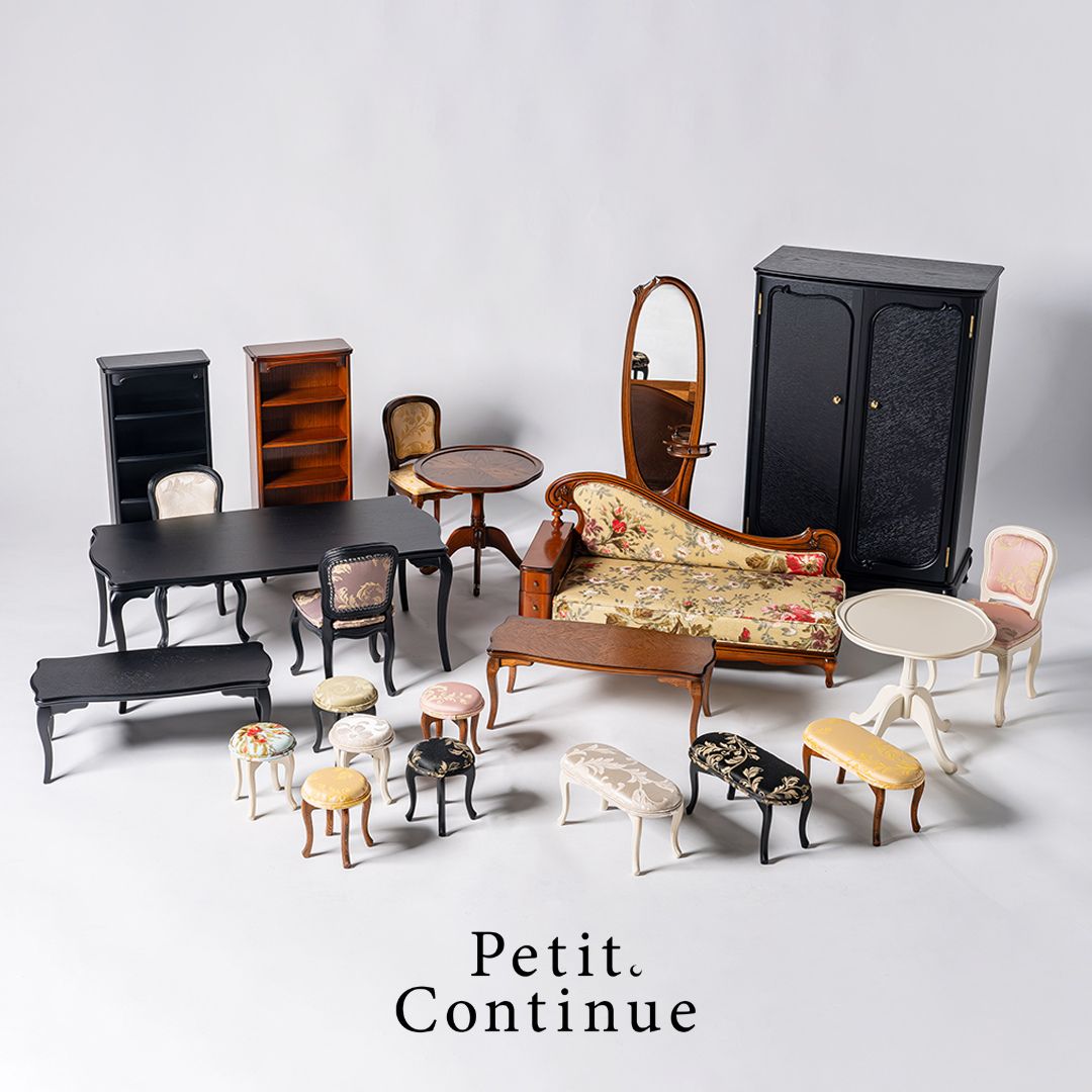 ドール用家具 プティドゥカンティーニュ petit.continue 1/3家具 ミニチュア家具 松永工房 姿見 コンパクトミラー ドールハウス ドール doll ドールインテリア ミニチュア アンティーク ドール家具 [3]
