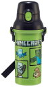 スケーター(Skater) 水筒 マインクラフト Minecraft 480ml 子供用 抗菌 プラスチック製 日本製 PSB5SANAG-A