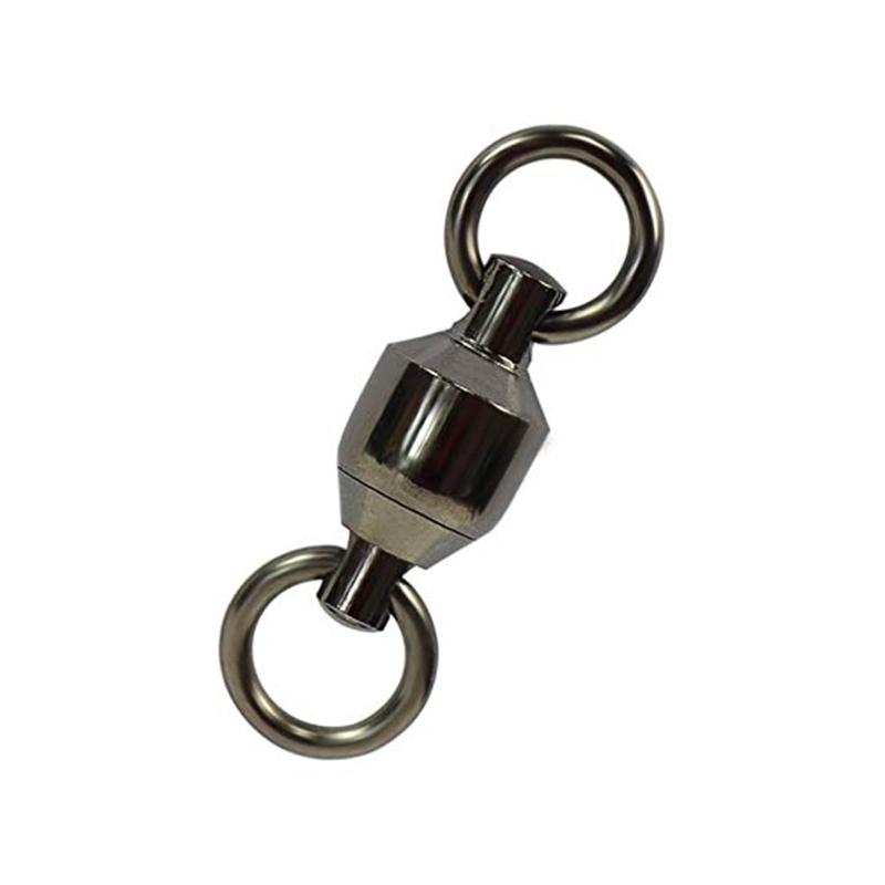 スイベル サルカン 溶接リング ルアー スナップ 高強度ステンレス製 耐腐食 釣り道具 30本セット