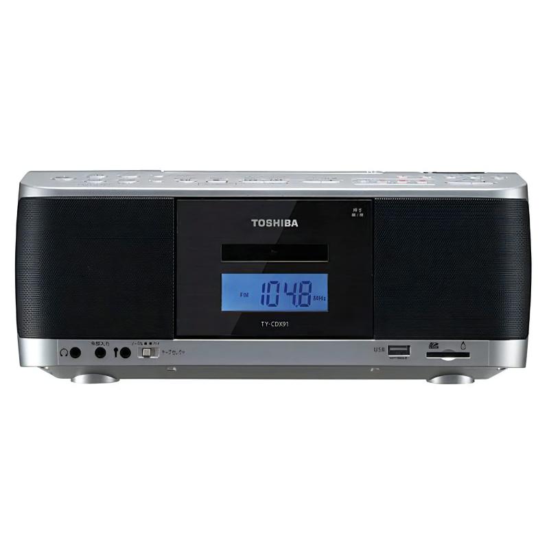 東芝(TOSHIBA) SD/USB/CDラジカセ シルバ