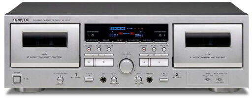 TEAC ダブルカセットデッキ W-1200(S) TEAC ダブルカセットデッキ W-1200(S)