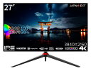 JAPANNEXT 27インチ モニター 4K UHD 3840x2160解像度 IPS BLACK ディスプレイ (KVM/HDMI/USB-C 給電 (65W) / DisplayPort/スピーカー内蔵/高さ調節/回転(ピボット)機能/VESA対応(2)