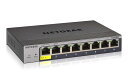 【正規品】 ネットギア NETGEAR スイッチングハブ 8ポート 1G 金属筐体 静音ファンレス リミテッドライフタイムハードウェア クラウド管理 スマートス...