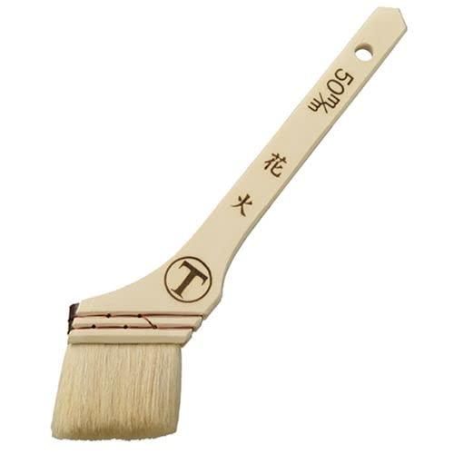 大塚刷毛 マルテー 新 花火 塗装用筋違刷毛 白毛