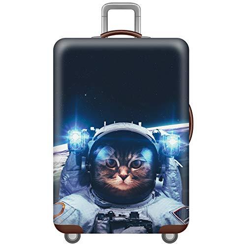 Rakuten - [ザ・ワールドエース] スーツケースカバー 伸縮素材 欧米風 猫 Cat キャリーバッグ カバー トランクカバー 耐久性 お荷物カバー 防塵カバー 人気 おしゃれ かわいい S M L XL/Z748