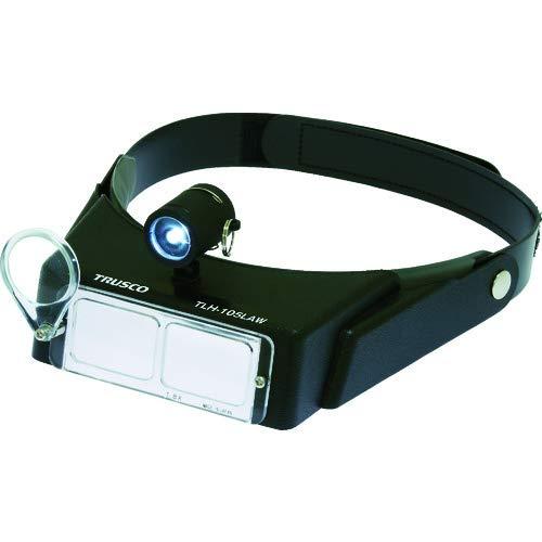 Rakuten - TRUSCO(トラスコ) LEDライト付ヘッドルーペ TLH105LAW