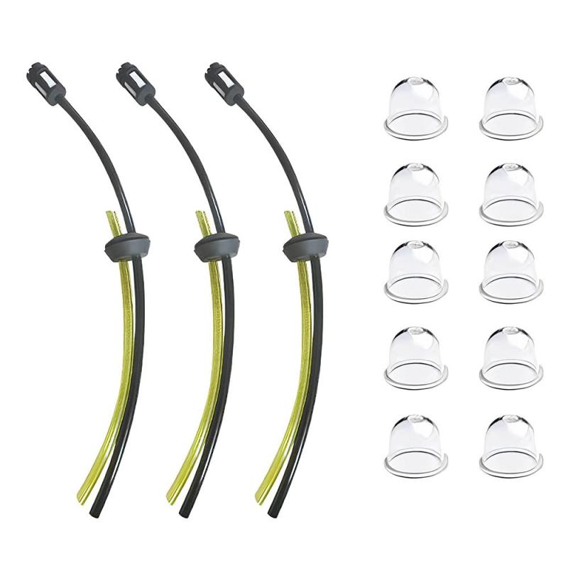 乐天商城 - サムコス 刈払機パーツ 13個セット 草刈払機燃料ホース3個 プライマリーポンプ10個 チェーンソー交換用部品 差し替え グロメット 燃料フィルター付 刈払機 パッツ