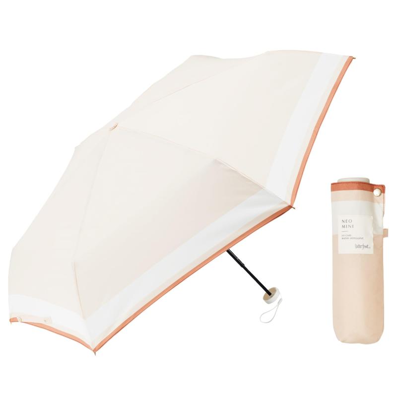Waterfront 折りたたみ傘 雨傘 umbulatio シリーズ 『 ネオミニ 折 』 51cm 持ち運びに便利 新感覚のミニサイズ 耐風 15m/s + 撥水 4級 + UV ケア レディース U351-0873LP1-B9