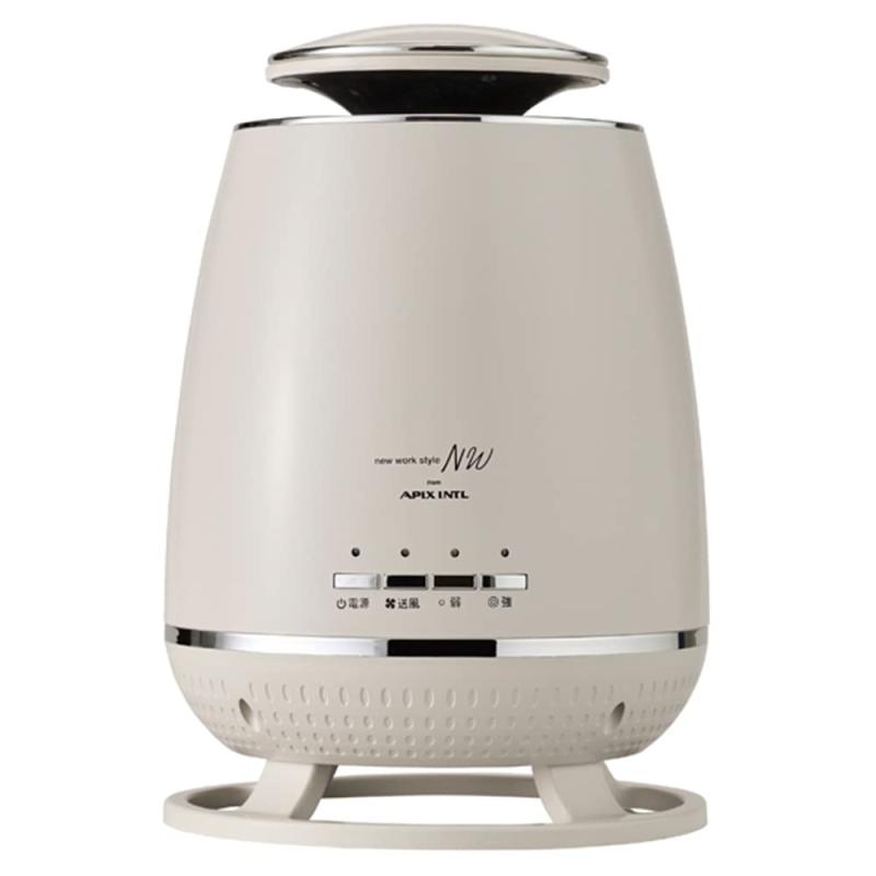 乐天商城 - APIX INTL 360度セラミックヒーター360°立体温風 広範囲 転倒オフスイッチ 強弱切替 送風 APH-362