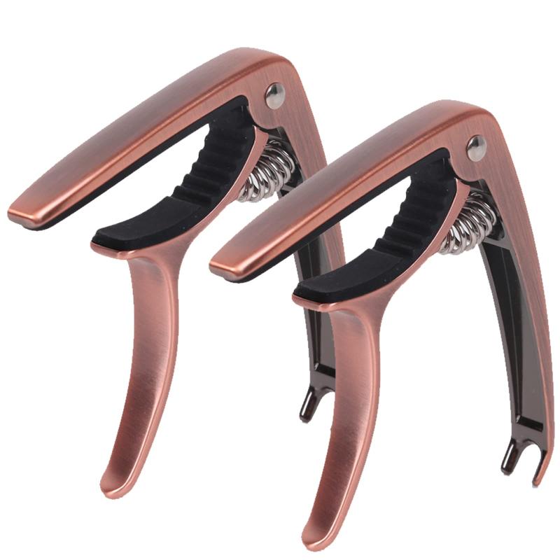 樂天商城 - Bestgle ギターカポタスト アコギカポ ワンタッチ式 guitar capo 亜鉛合金ギターカポサメカーポ アコースティック＆エレキギター用 手触りがよくフレットなしのバズそして耐久性のある