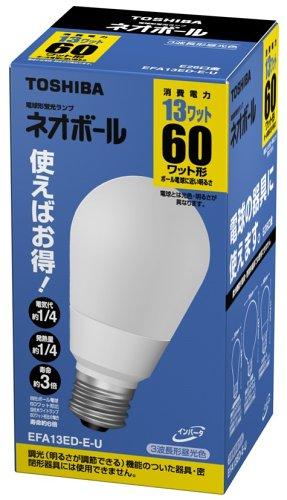 Rakuten - 東芝 ネオボール 電球形蛍光ランプ 電球60ワットタイプ