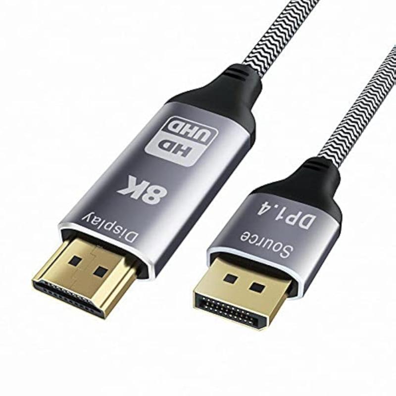 Rakuten - NFHK ソース HDMI 2.0 ディスプレイ 8 K UHD 4 K DP HDMI オス モニター ケーブル コネクタ 1.8 m 6 フィート