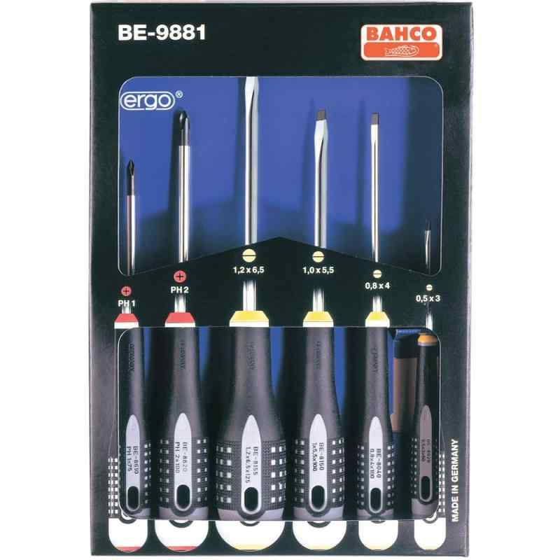 樂天商城 - BAHCO(バーコ) Ergonomic Screwdriver エルゴドライバーセット BE-9881