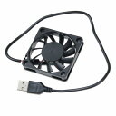 ファン 60mm 静音 USB 扇風機 小型 クーラー 冷却 6cm DC 5V 冷却ファン60mmx60mmx10mm(2)