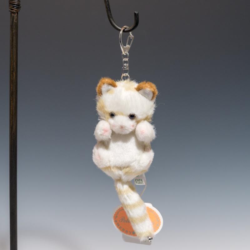 Rakuten - たけのこ プチプチどりーむ キーホルダー ネコベージュ ぬいぐるみ 68316