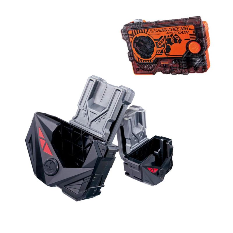 仮面ライダーゼロワン DXプログライズホルダー＆ラッシングチータープログライズキー(C)2019 石森プロ・テレビ朝日・ADK・EM・東映<b>対象年齢 :</b>3才以上<b>電池種別 :</b>電池は別売りのため別途ご購入ください。