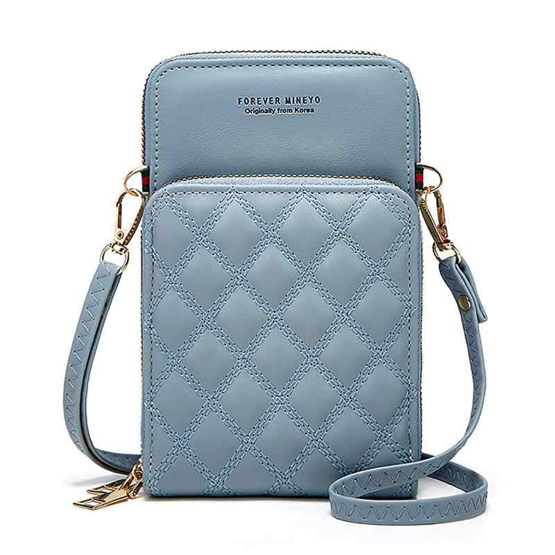 [LUPAPA] スマホショルダー レディース スマホポーチ 財布 携帯 ポーチ 多層ポケット小物入れ 斜めがけ 縦型 ショルダーバッグ