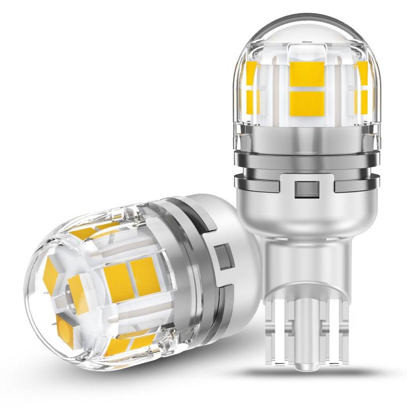 樂天商城 - 12V-24V車用 S25 LEDダブル アンバー ブレーキ・テールランプBAY15D P21/5W コーナーライト LEDバルブ 汎用 21連2835SMD 6000K 超高輝度 （2個セット）