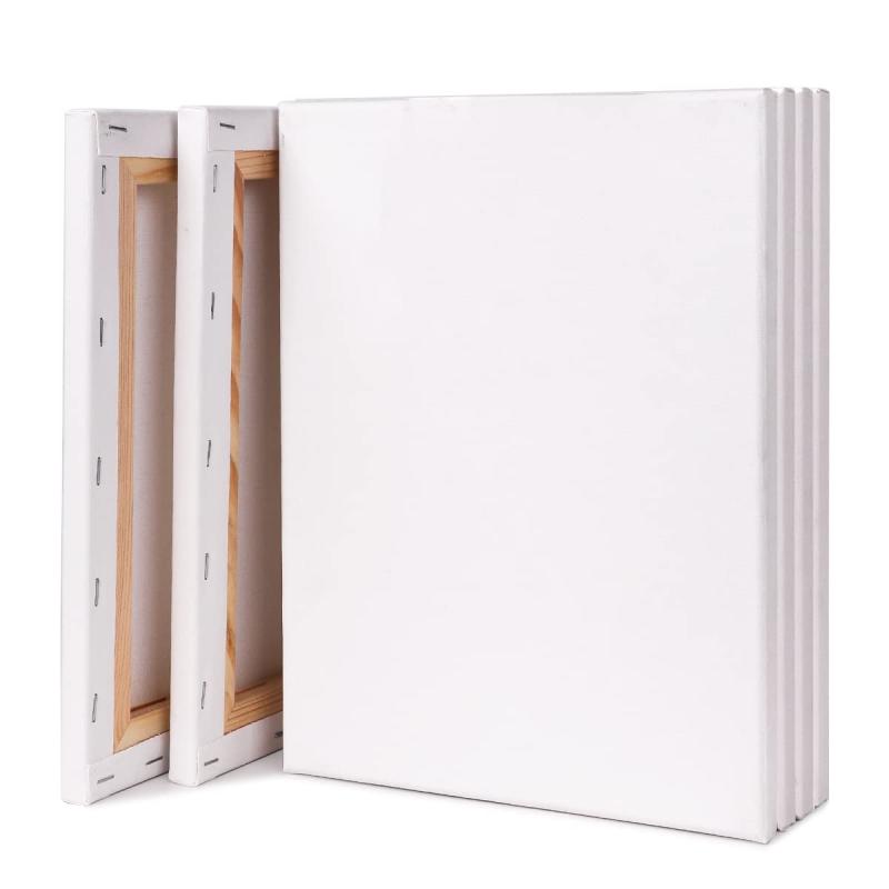 F6 6枚 セット キャンバス 張りキャンバス キャンバス画材 canvas 油絵・アクリル絵に適用 (410mm*318mm*6枚)