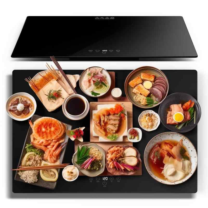 樂天商城 - YOSIDAWA食品保温プレート、9段階の温度調節機能付き（温度範囲40℃〜120℃）、食品保温器（60x40cm）、オフィスや多人数家庭のパーティーに適した卓上電気食品加熱プレートです。食品の温度