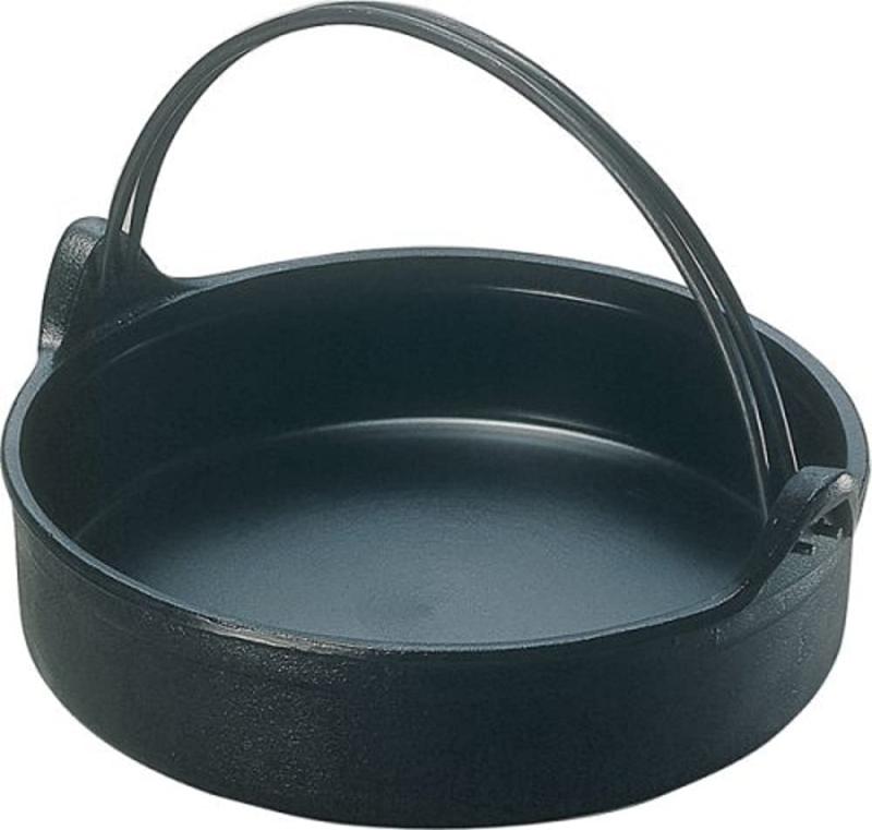 乐天商城 - 及源鋳造 盛栄堂 すきやき鍋 ツル付 24cm CA-1 鋳鉄 日本 QSK72001