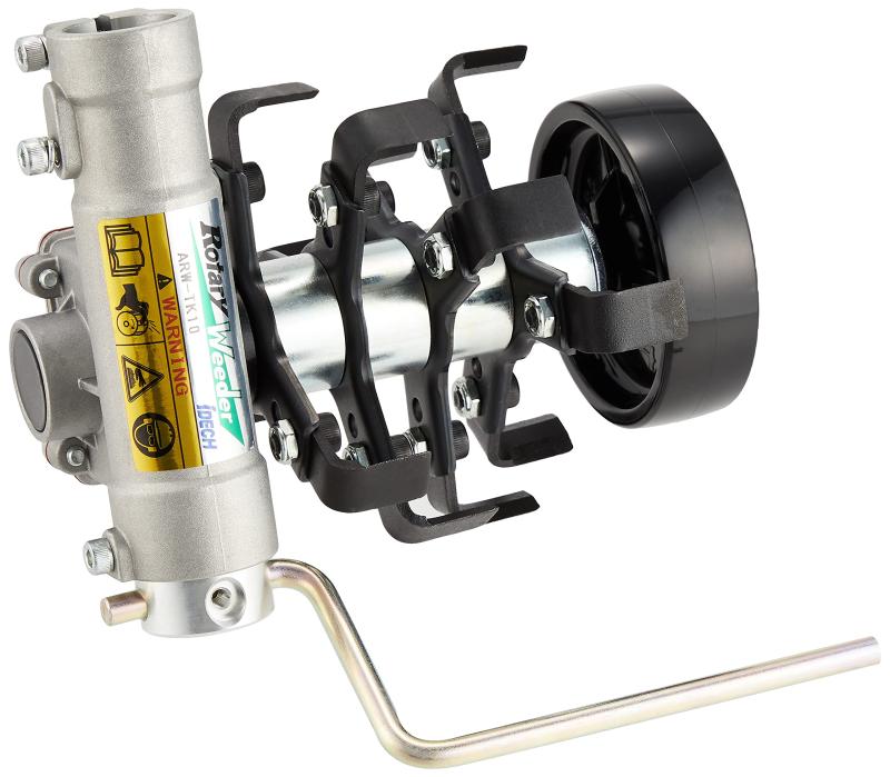 アイデック(IDEC) 刈払機用パーツ ロータリー ウィーダー ARW-TK10Sサイズ:全長202×全幅180×全高102mm、重量:1.6kg(ギヤケース含む)削り幅:100mm、付属品:取付けKIT減速方式:ウォームギヤ式1/30使用可能排気量:20cc以上ギヤケース部:アルミダイキャスト、カッター部:SK材